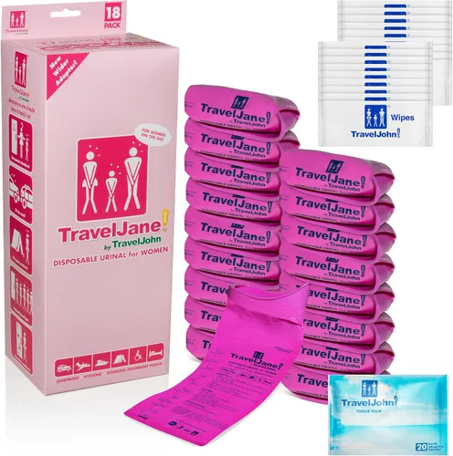 Vista 8 de TravelJane Disposable Urinal Bags – Leakproof – (TJ1R-C)