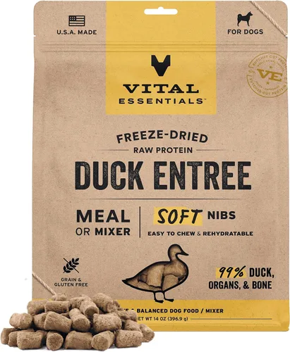 Vista 12 de Vital Essentials Harina de Res Cruda Liofilizada o Mezclador para Perros Bocados Suaves 98% Res, Órganos y Hueso 14 oz