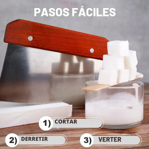 Vista 4 de Primal Elements Triple Butter Soap - Base de jabón de glicerina hidratante para derretir y verter para manualidades y hacer jabón, fácil de cortar