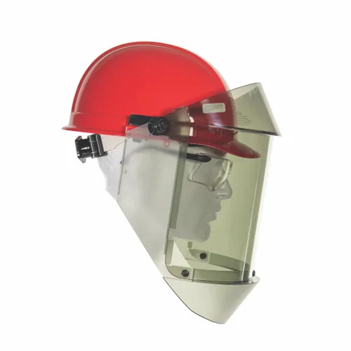 Vista 8 de Oberon Arc Flash - Protector facial y tapa dura canadiense, 12 Cal For electrical safety - Arc Rated Category 2 - Anti-Scratch/Fog Face Shield