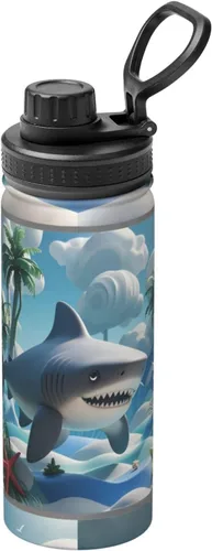 Vista 11 de Flying Butterfly Insulated Stainless Steel Kettle Print Funny Water Bottle Insulated Ideal for Sports and Travel