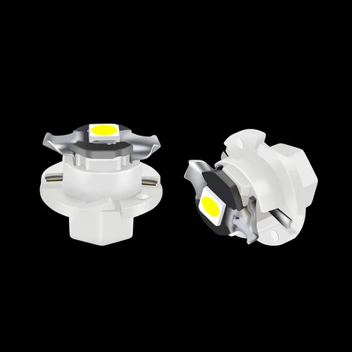 Vista 21 de Alla Lighting Bombillas LED superbrillantes B8.3D 17058 202259 2721 MF8, luces de panel de instrumentos amarillo ámbar 3030 SMD, velocímetro