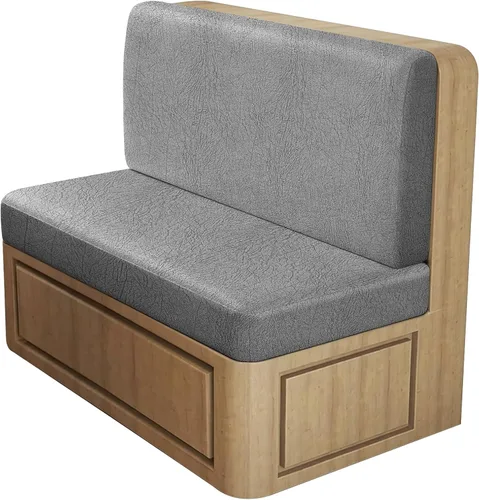 Vista 15 de ANARACHON Fundas de cojín elásticas con aspecto de cuero para caravana, fundas de cojín para asiento de cabina de caravana