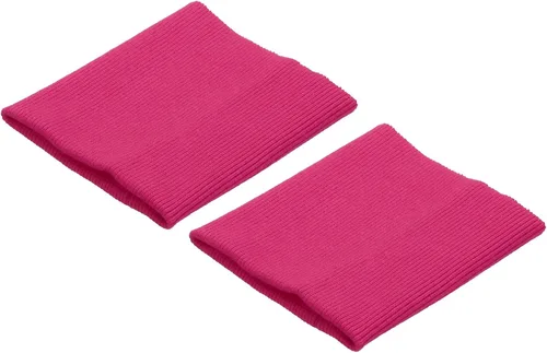 Vista 19 de MECCANIXITY Puños elásticos con bordes acanalados de 4 x 3.5 pulgadas, tela de algodón, cinta elástica para coser, color negro, 1 par