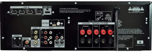 Vista 6 de Receptor para canales 4K AV 5.2, STRDH550, de la marca Sony Negro