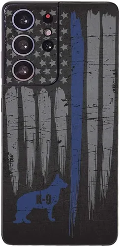 Vista 9 de MightySkins Skin compatible con Samsung Galaxy S21 Ultra - Bandera de Estados Unidos Funda protectora de vinilo duradera y única Fácil