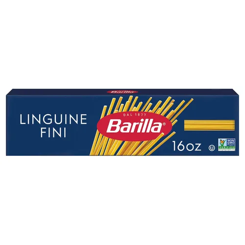Vista 8 de Barilla Linguine Pasta, caja de 16 onzas, pasta sin OMG hecha con sémola de trigo duro, pasta certificada Kosher