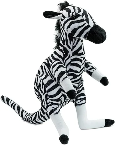 Vista 7 de Randimals Figura de Juguete de Canguro Estilo Cebra de 5", Juguete de Figura de Acción de Animal de Goma Dura Premium, Amigo Híbrido Fomenta