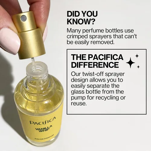 Vista 6 de Pacifica Perfume en aerosol French Lilac – Fragancia floral vegana limpia para mujeres, notas de lila recién cortadas y magnolia en polvo, aroma