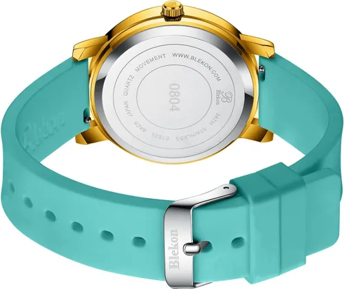 Vista 7 de Blekon Reloj de enfermera pulsómetro con segunda mano colores de banda a juego para profesionales médicos Esfera súper fácil de leer con indicador