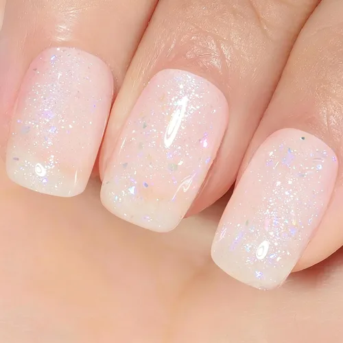 Vista 20 de YTD Likomey Esmalte de uñas de gel azul gelatina, 49.2 ft, translúcido transparente de pigmento fino, gel de uñas UV, manicura y pedicura