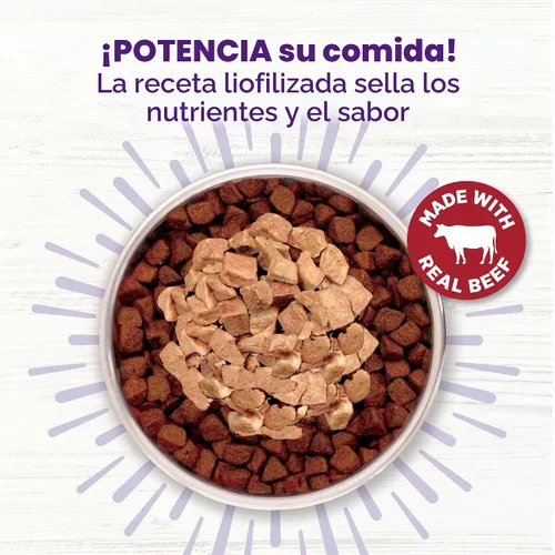 Vista 3 de Wellness Bowl Boosters Bare, complemento para comida de perro para razas pequeñas, medianas y grandes, sin cereales, natural, liofilizado