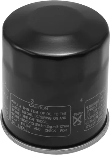 Vista 4 de Saihisday 1 filtro de aceite de repuesto para YAMAHA 5GH-13440-00-00 5GH-13440-10-00 5GH-13440-30-0 5GH-13440-7 (negro)