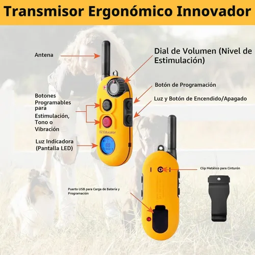 Vista 4 de E-Collar Educator EZ-900 - Collar de adiestramiento para perros con mando a