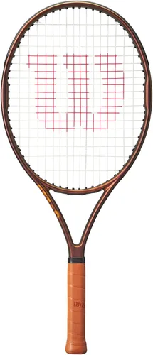 Vista 5 de Wilson Raqueta dura de tenis para niños, jóvenes, estudiantes de escuela primaria, modelo de rendimiento, 25-26 pulgadas (encordado)