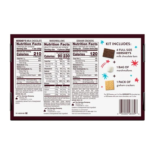 Vista 3 de HERSHEY'S S'mores Kit Box, 14 oz