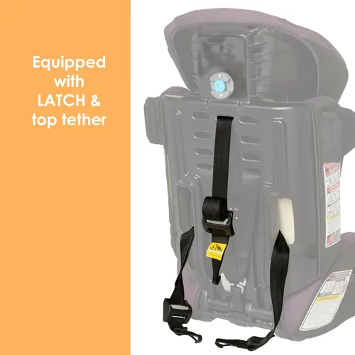 Vista 16 de Baby Trend Hybrid SI 3 en 1 - Asiento de coche con refuerzo de combinación con protección contra impactos laterales, Dash Orchid