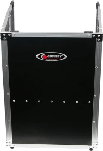 Vista 2 de Soporte plegable para DJ de 19" de ancho x 26" de alto Sets up in seconds, compact for transport, sturdy performance platform, ideal for mobile