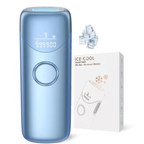 Vista 8 de Ubroo Depilación láser, dispositivo de depilación IPL con enfriamiento de hielo de 41.0 °F, depilación láser en casa para mujeres y hombres, uso