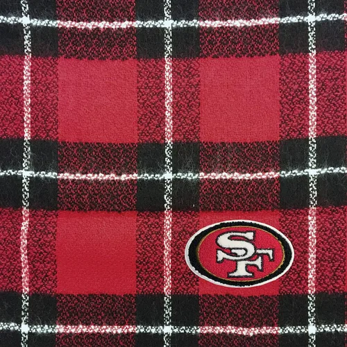Vista 3 de Bufanda de manta a cuadros de la NFL - Bufanda de moda