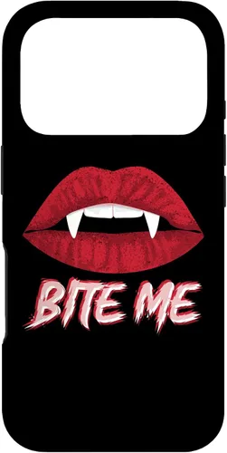Vista 30 de Bite Me Vampire Fangs DIY Halloween for Aspiring Dracula Case for iPhone 17