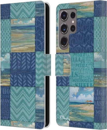 Vista 16 de Head Case Designs Funda de piel con licencia oficial de Paul Brent Agate Mermaid Coastal para Samsung Galaxy S24 Ultra 5G Sirena de ágata