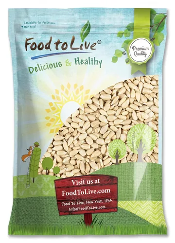 Vista 9 de Food to Live Semillas de girasol germinadas orgánicas con sal del Himalaya, 1 libra, granos crudos, perfectas para cocinar, hornear y aperitivos