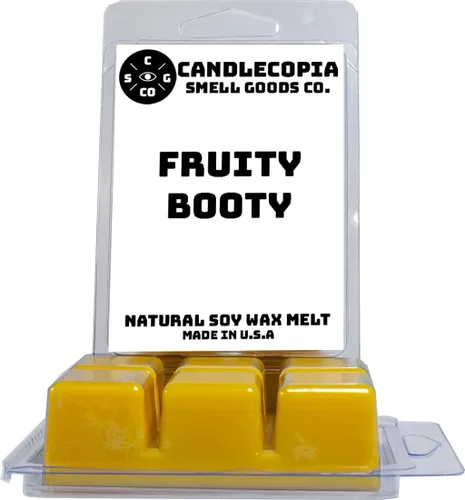 Vista 22 de Apple Maple Bourbon - Cera vegana vertida a mano fuertemente perfumada, 12 cubos de cera perfumada, 6.4 onzas en 2 paquetes de 6