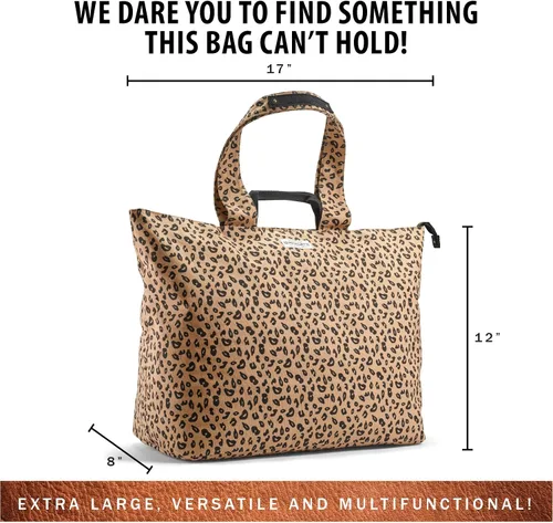 Vista 4 de Foundry by Fit + Fresh, All The Things - Bolsa de mano, equipaje, bolsa de lona de viaje, bolsas de fin de semana para mujer