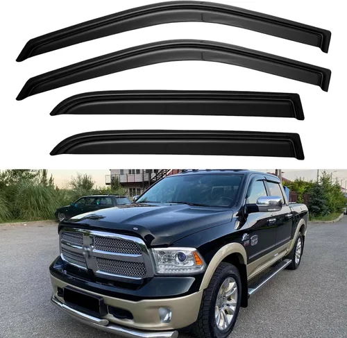 Vista 12 de Viseras de Lluvia para Ventanas para Chevy Silverado/GMC Sierra 1999-2006 1500/2500/3500/2500HD, Viseras de Ventilación para Ventanas Sombras