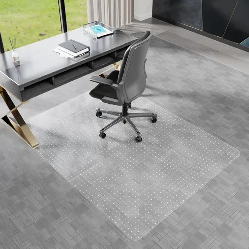 Vista 10 de Tapete para Silla de Oficina para Alfombra, 30" x 48" Tapete Protector de Alfombra de Pelo Bajo para Silla de Oficina, Tapetes de Oficina Bajo
