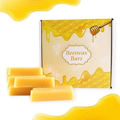 Vista 4 de Barras de cera de abejas 100% de uso general, 24 barras de 1 oz, proyectos de bricolaje, fabricación de velas, esmalte de muebles, manualidades