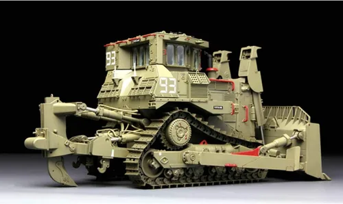 Vista 3 de Meng SS-002 D9 R Kit de niveladora blindada, accesorios de construcción de modelos, Multi, Mittel