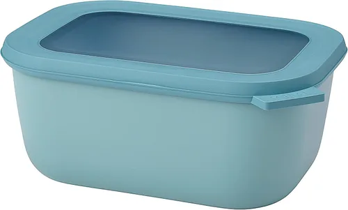 Vista 49 de Mepal Cirqula - Recipiente circular rectangular para almacenar y servir alimentos de 67.6 fl oz / 68 onzas con tapas transparentes, perfecto