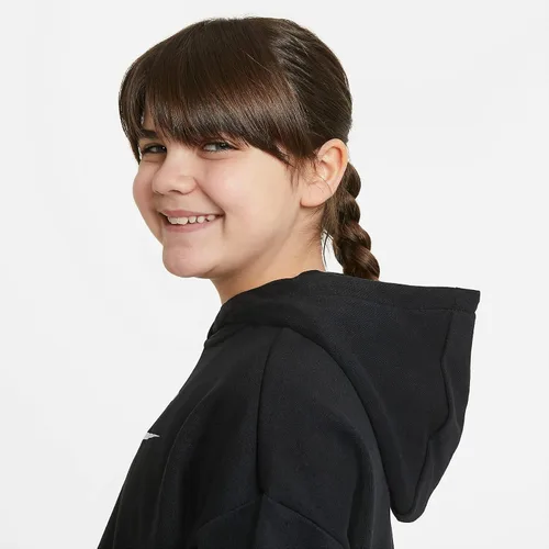 Vista 5 de Nike Sudadera con capucha para niña Sportswear Club Fleece Crop (niños pequeñosniños grandes)