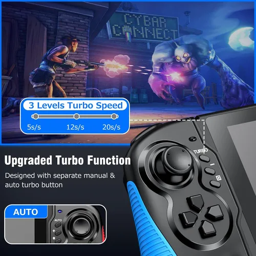 Vista 5 de Switch Controller for Nintendo Switch Pro Controller Switch OLED, One Piece Joypad Controller Replacmement, Ergonomic Handheld Switch Grip