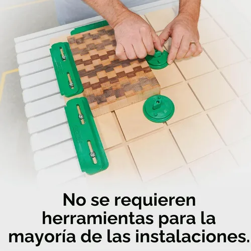 Vista 3 de MICROJIG Kit de sujeción CNC MatchFit, Abrazaderas de sujeción para carpintería, CN-P1234K11, Juego de 11 piezas, Verde