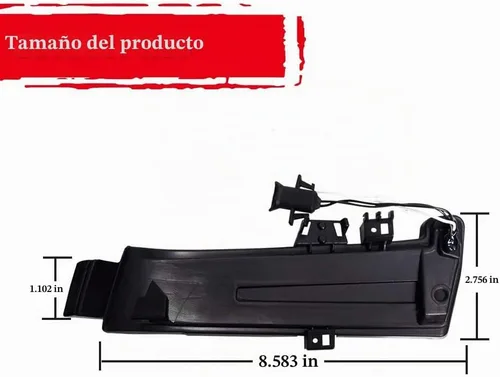 Vista 4 de Lente ahumada Switchback blanco ámbar dinámico intermitente secuencial LED espejo lateral luz de giro montaje para Mercedes-Benz C E S CLA CLS GLK