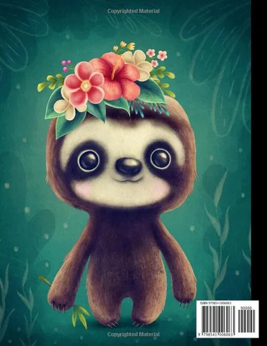 Vista 2 de Photo Album Cute Sloth Album, Large Photo Albums with Writing Space Memo, Extra Large Capacity Picture Album, Family, Baby, Wedding, Travel Photo