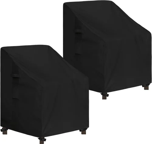 Vista 20 de Easy-Going Funda para Silla de Respaldo Alto para Exteriores Resistente a Rayos UV Funda para Silla de Patio Impermeable Funda para Muebles