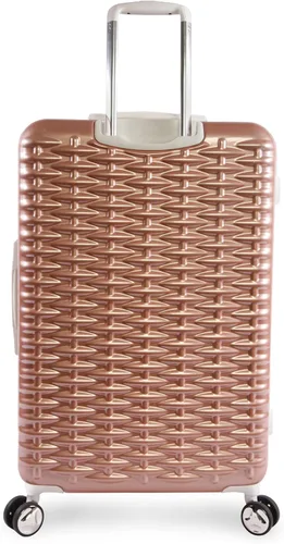Vista 4 de BEBE Maleta Lydia de 2 piezas con ruedas giratorias para mujer, Oro Rosa, Lydia - Maleta con ruedas giratorias (2 piezas)