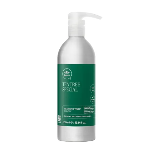 Vista 16 de Tea Tree Champú especial, limpieza profunda, refresca el cuero cabelludo, especialmente el cabello graso, para todo tipo de cabello