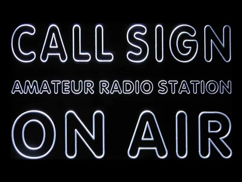 Vista 9 de ADVPRO wa-tm señal de llamada personalizada en la estación de radio aficionado del aire Led señal de neón