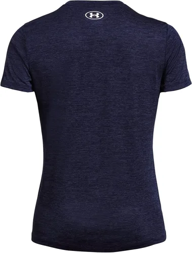 Vista 3 de Under Armour Tech - Camiseta de manga corta y cuello en V, para mujer, jaspeada