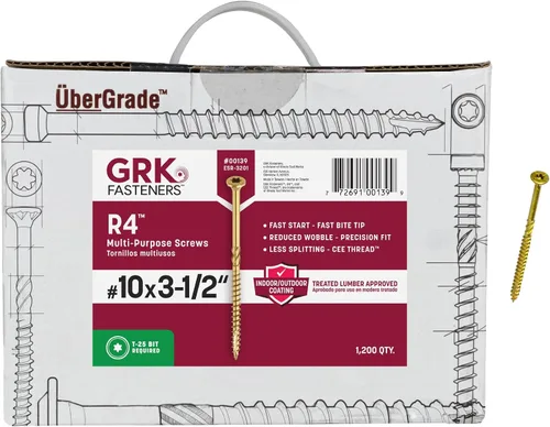 Vista 17 de GRK 103133#10 x TORNILLOS MULTIUSOS R4™ de 2-1/2" 80