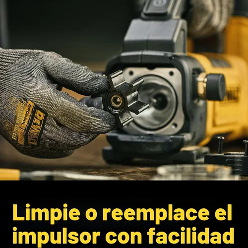 Vista 4 de DEWALT Bomba de Transferencia 20V MAX, 10 GPM, Potente y Ligera, Versatilidad de Grado Profesional, Solo Herramienta (DCE050B)