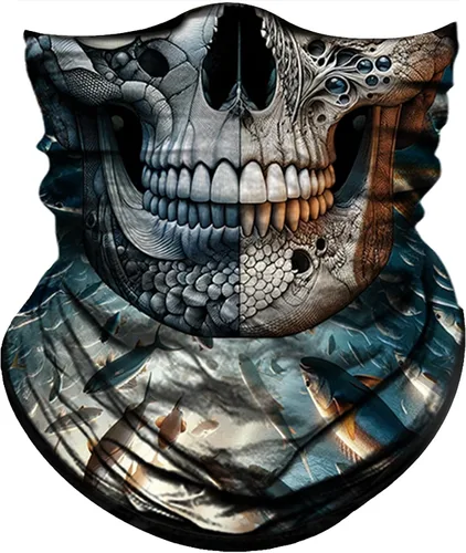 Vista 29 de Obacle Bandana máscara facial cuello polaina tubo máscara hombres mujeres para protección solar contra el polvo