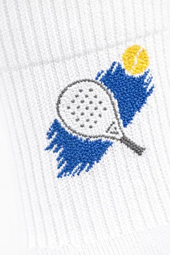 Vista 3 de Padel Crew - Calcetines deportivos antideslizantes, transpirables, unisex, paquete de 2 pares