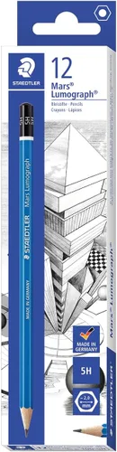 Vista 16 de STAEDTLER Mars Lumograph 2B - Lápiz de dibujo artístico de grafito, 6 lápices