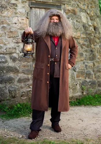 Vista 2 de Fun Costumes Disfraz de Hagrid de Harry Potter de lujo para adultos
